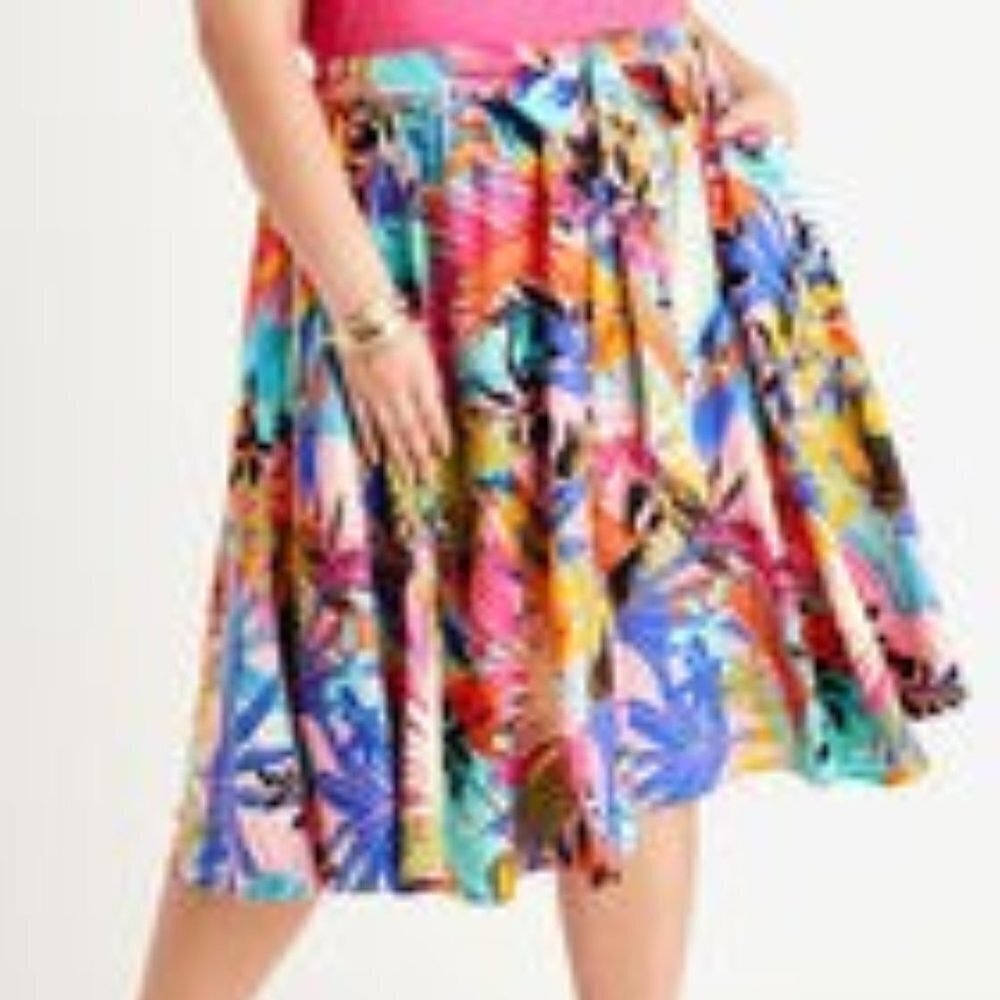 Tropical Midi Skirt